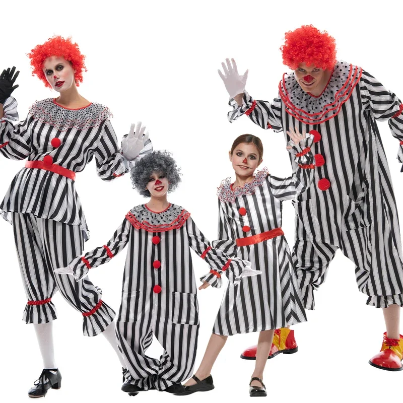 

Snailify Clown Adult Costume Kids Joker Costume Halloween Carnival Fancy Dress Funny Circus Clown Cosplay Women