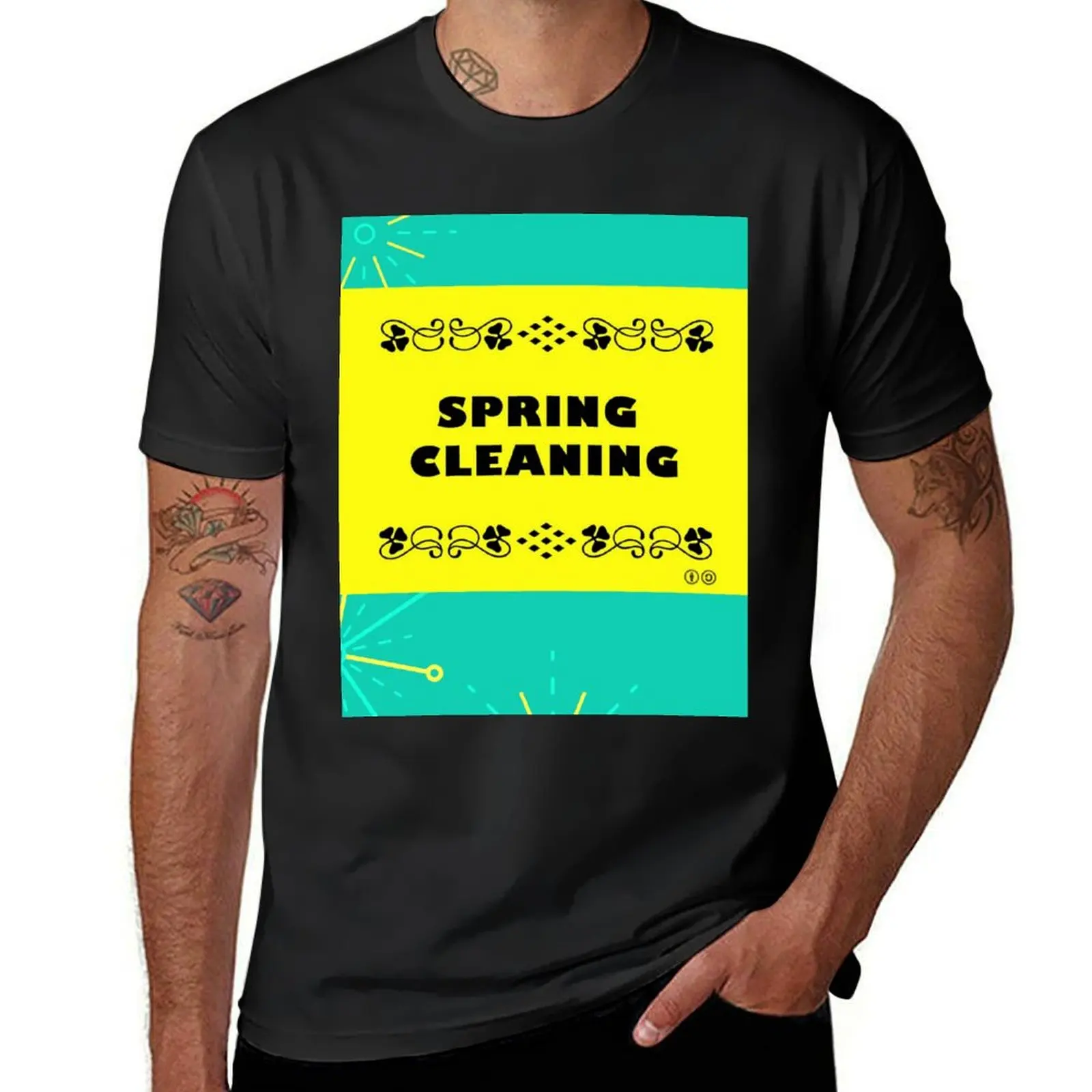 

SPRING CLEANING T-Shirt sports fans aesthetic clothes cute tops blanks mens funny t shirts