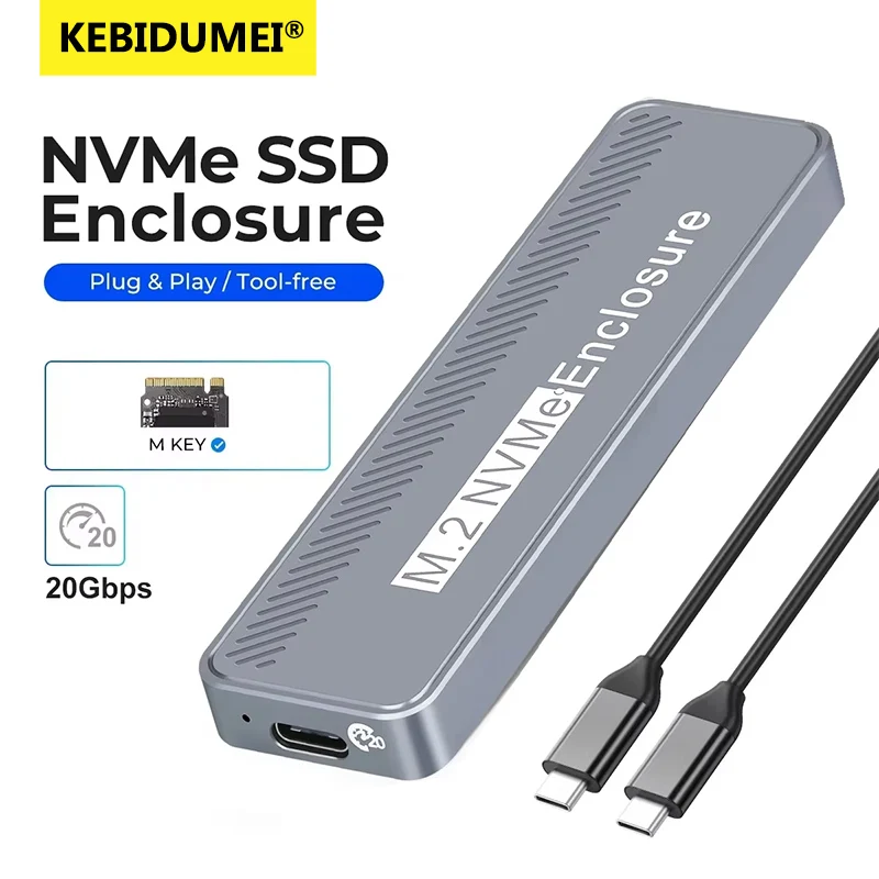 External Hard Drive Case Ssd Enclosure Hard Drive Adapter Ssd Adapter External Hard Drive Box Hard Disk Case Hard Drive Enclosure Hdd Case Enclosure M.2 NVMe SSD Enclosure for Macbook PC
