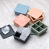 Food Grade Soft Silicone Square Ice Tray Mold Newborn Feeding Bowl Solid Color Fresh Food Container Children's Tableware 6