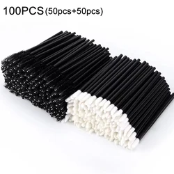 Bulk Pack of Disposable Eyelash and Eyebrow Applicator Brushes (100pcs)