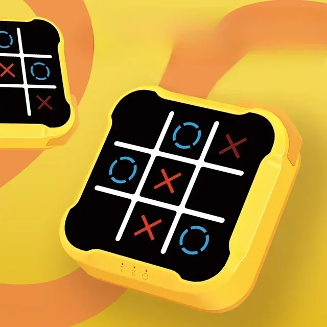 3 in 1 Tic Tac Toe Board Game Children Electronic Toy Gifts Crosses Game Memory Training Portable Travel Games for Kids Adult 2