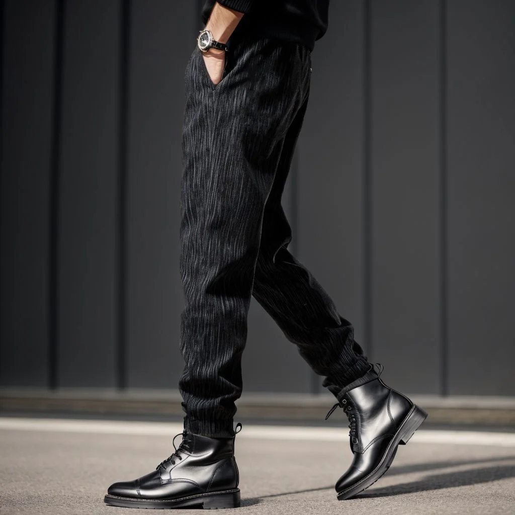 American Style Chaopai Summer Casual Pants Men's Elastic Pockets Patchwork Bound Feet Fashion Loose Haren Ankle Length Trousers