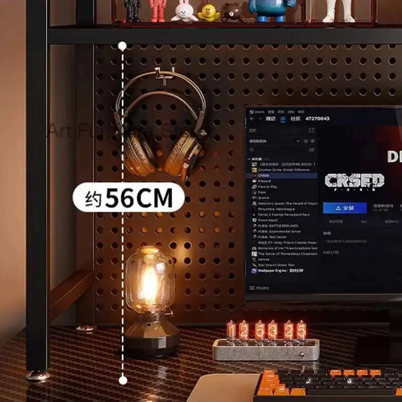 Desk Bookshelf Student Storage Makeup Organizer Shelf Computer Desk Multi-layer Display Shelf Estanteria Home Furniture WKBS