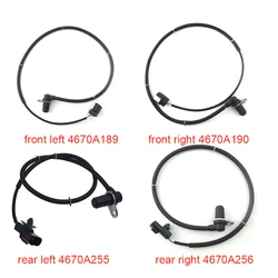ABS Sensor Wheel Speed Sensor for PAJERO MONTERO IV 4th 2006-2016 V87 V88 V93 4670A189 4670A190 4670A255 4670A256
