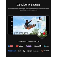 OBSBOT Tail Air NDI Streaming Camera 4K AI Tracking PTZ Camera HDMI/USB-C/Wireless Webcam Video Camera Live Stream App Support 2