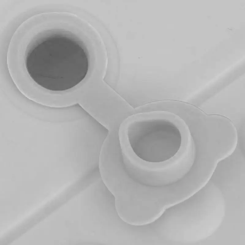 3.5x4x1.5cm Tub Stopper 2pcs Universal Silicone Drain Plug Hair Stopper Bathtub Flat Suction Cover for Kitchen Bathroom