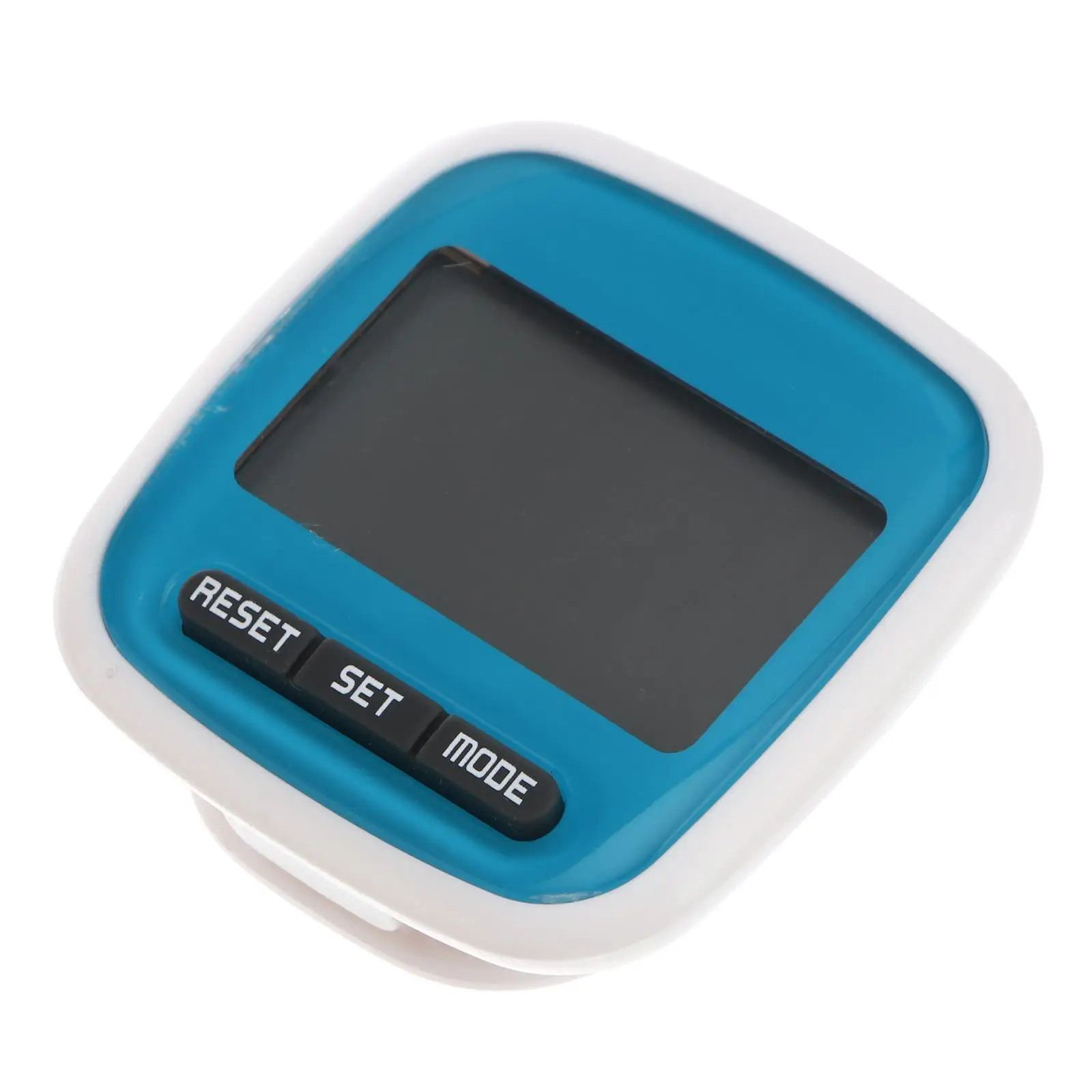 Red Abs Shell Lcd Display Digital Pedometer Step Counter Calorie Distance Tracker Walking Jogging 99999 Steps Max