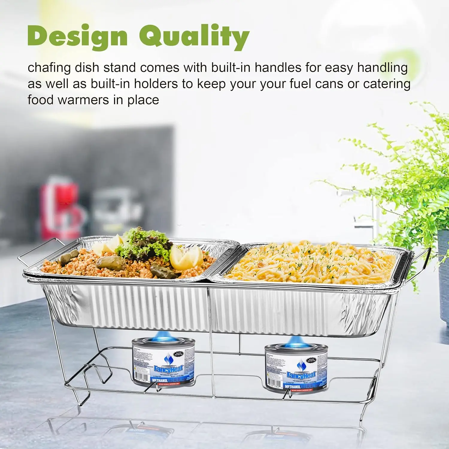 Chafing Wire Rack et Stand-24 Pack Full Size Racks For Dish Serving Trays Food Warmer catering supplies