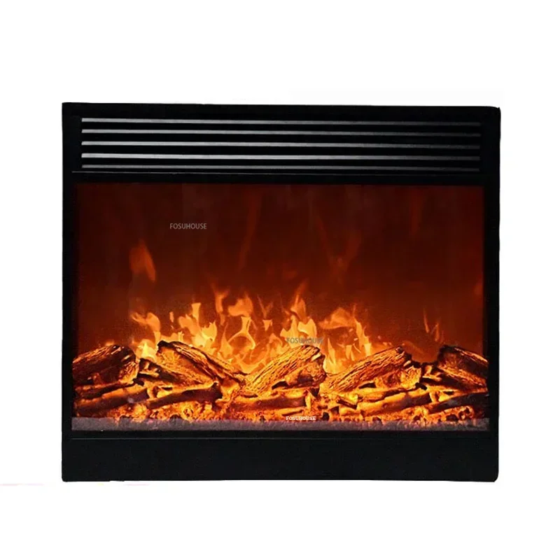 European Retro LED simulation flame Living Room Fireplace Electronic Fireplace Modern home Embedded TV Cabinet Decorative Heater