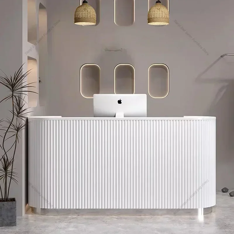 Italian Style Beauty Salon Reception Desks Clothing Store Modern Simplicity Reception Desks High-end Furniture Receptionen HBRD