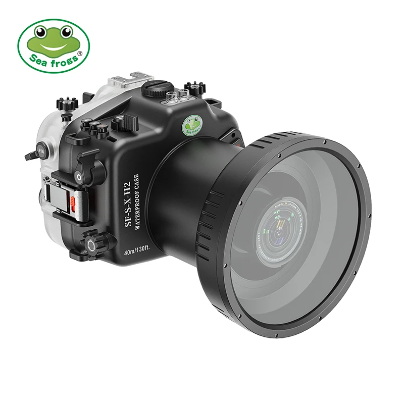 Seafrog 수중 사진 촬영용 방수 쉘, 후지 X-H2 X-H2S 카메라 다이빙 보호 커버에 적합