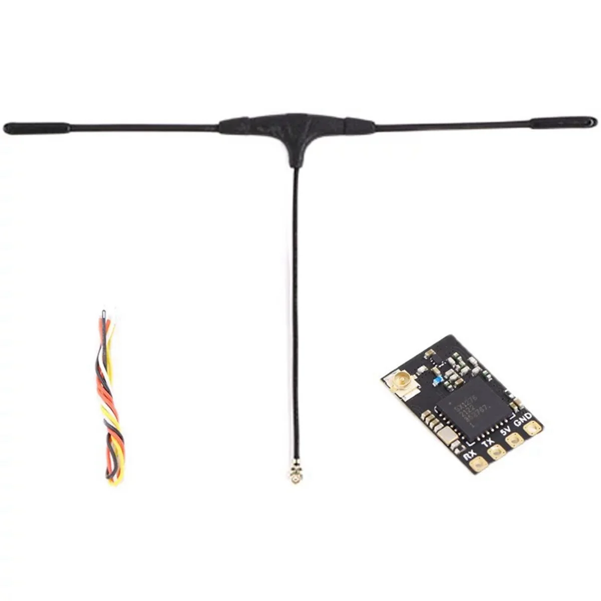 BAAU FPV ELRS 915MHz NANO ExpressLRS Receiver with T Type Antenna Support Wifi for RC FPV Traversing RC Drone Parts