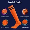Children Kids Soccer Socks Sports Non Slip Long Tube Football Stocking Basketball Breathable Knee Over Stripe Boy Girl Socks 2