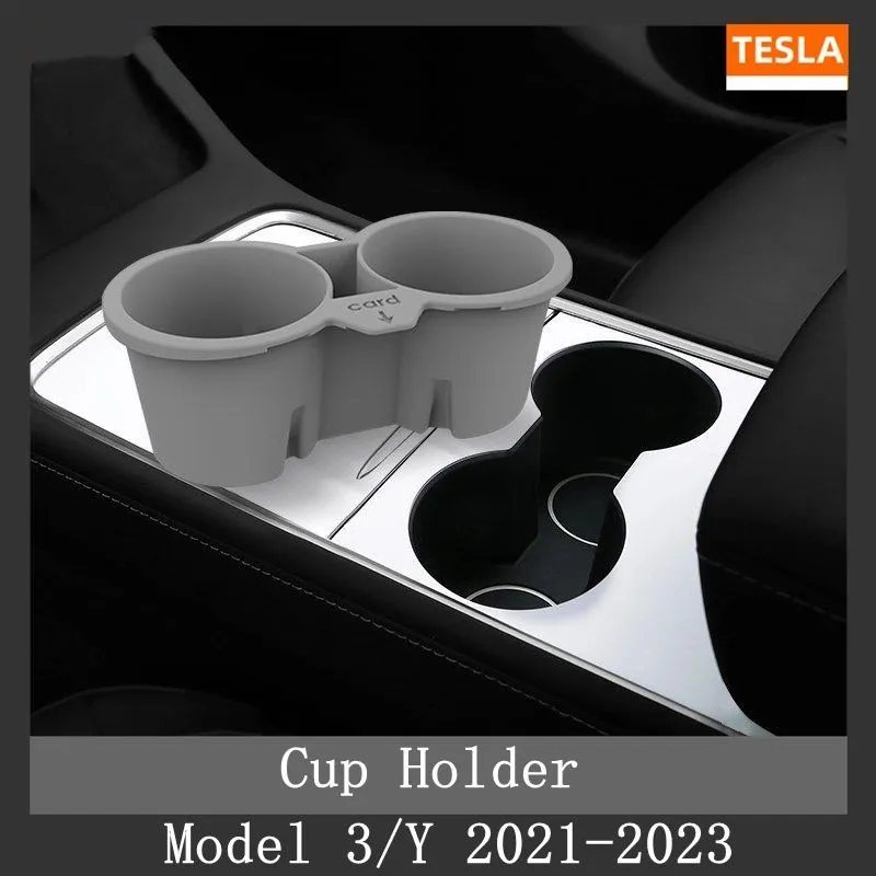 

Cup Holder For Tesla Model 3 Y 2021 2022 2023 Central Control Storage Box