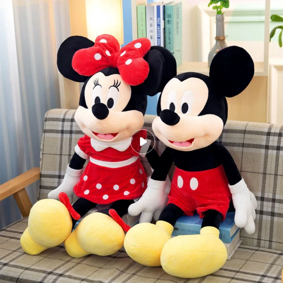 Peluche Mickey et Minnie Mouse | Doudous Disney géants