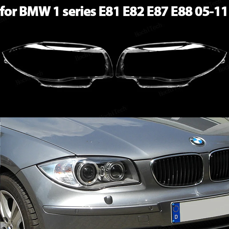 

Car Auto Shell Headlamp Lampshade Shell Cover Transparent Front Headlight Lens Cover For BMW 1 Series E81 E82 E87 E88 2005-2011
