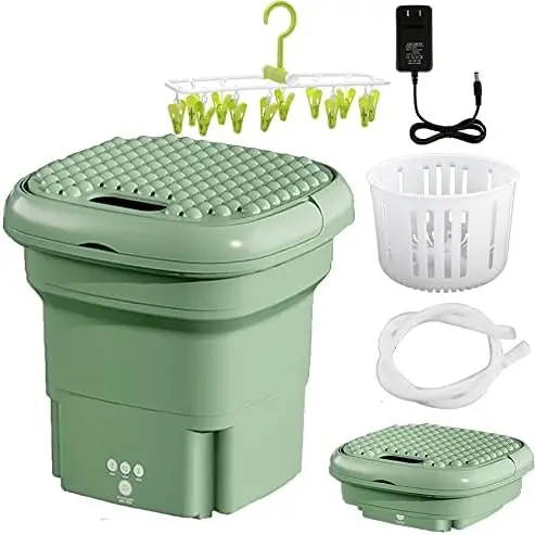 

washing Machine,Foldable Mini Washing Machine, Small Washer for Baby Clothes, Underwear or Small Items, Apartment, Dorm, Camping