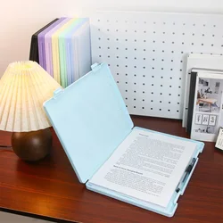 A4 Transparent Large Capacity Multifunctional Storage Box for Documents and Certificates (Beige)