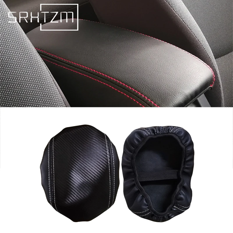 Pu Leather Car Armrest Cover Trim Center Console Lid Car For Toyota Corolla 2019-2022