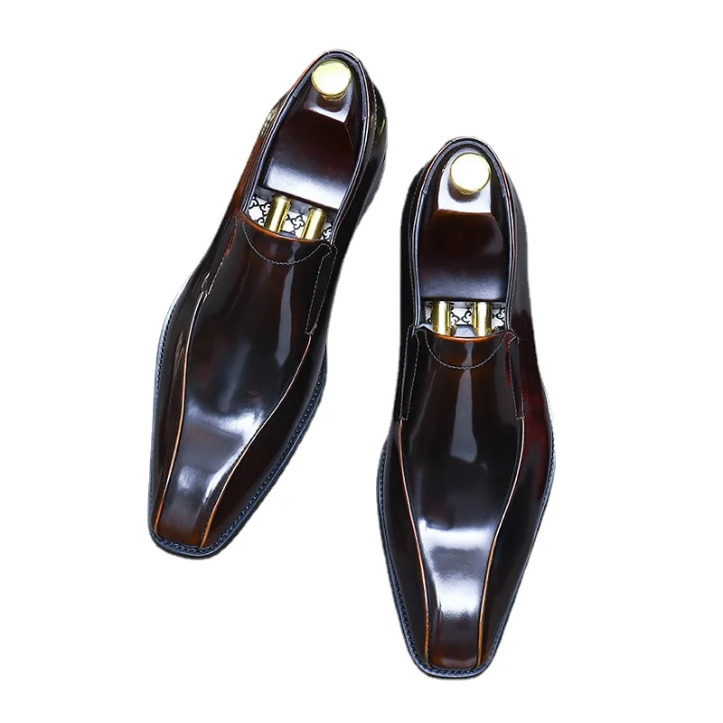 

Business Dress Shoes Men's Cowhide Genuine Leather Men's Office Suit Shoe 23666