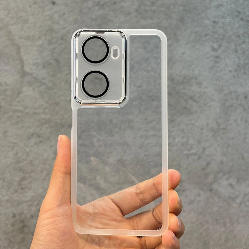 Luxury Soft Bumper Clear Back Phone Case Cover