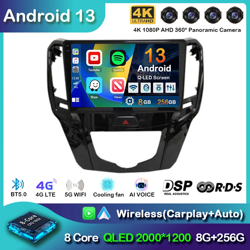 

Android 13 Carplay Auto Car Radio For GWM Great Wall H1 M4 2012 2013-2016 Multimedia GPS Player Navigation Stereo No 2din DVD