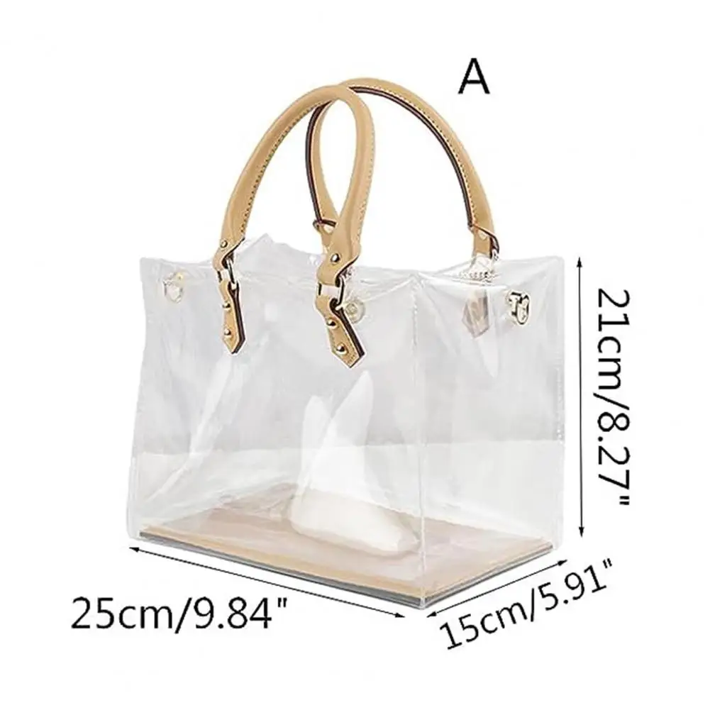 Diy Tote Bag Transparent Pvc Tote Bag Making Kit with Craft Accessories Diy Handbag Set for Waterproof Handmade Purse Diy