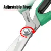 LAOA Household Scissors Fabric Leather Paper Multi-purpose Stainless Steel Tailoring Scissors 4