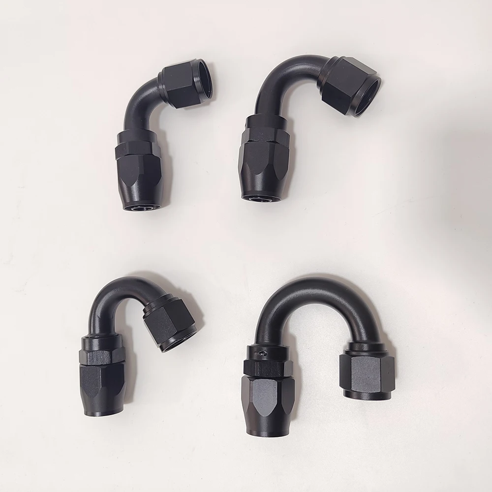 Car modification parts water-cooled oil cold joint aluminum alloy oil pipe joint,used for installing oil/fuel/gas hose pipelines