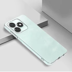 Ultra Thin Transparent TPU Soft Back Cover - Clear Protective Bumper Case for Honor X5C Plus (Clear)