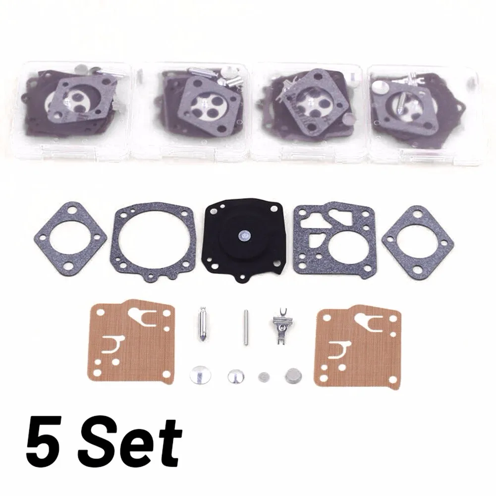 1x/5x Kit carburatore Set di ricambio di ricambio per parti Tillotson RK23HS Kit di ricostruzione Set di ricostruzione Accessori di riparazione - immagine 2