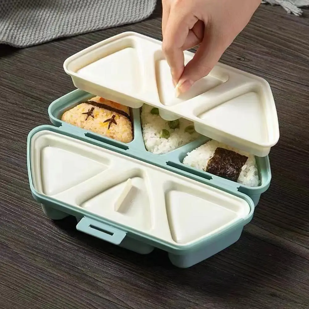 

Plastic Triangle Sushi Mold Rice Ball Mold Food-grade Triangle Onigiris Mould Bento DIY Accessories Sushi Tools