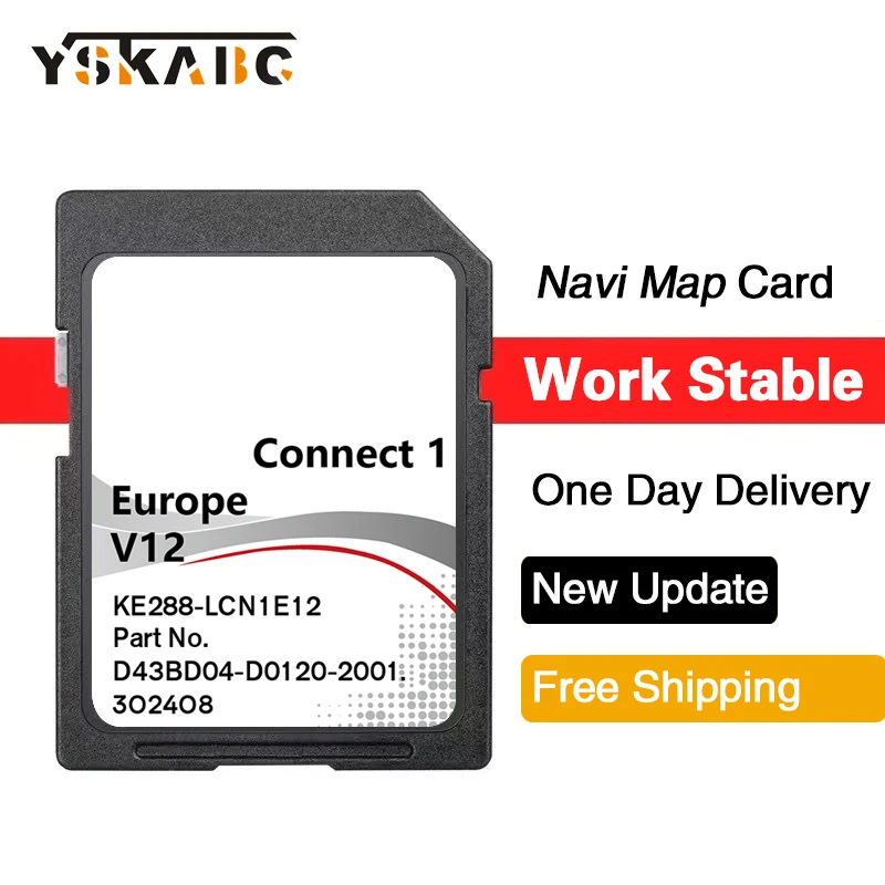 Nissan Connect 1 SD Card Sat Nav Aggiornamento V10 2020/2021 Cover
