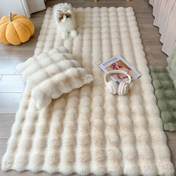 Bubble Plush Faux Fur Rug 1