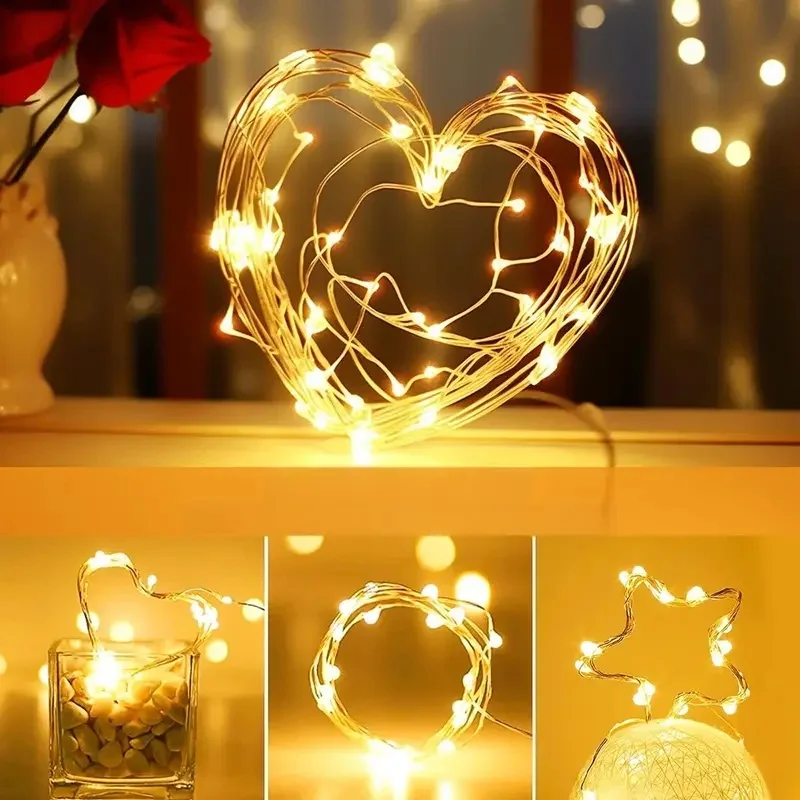 LED String Light 1/2/3/5/10M Waterproof String Lights Holiday Decoration  Fairy Lights Outdoor Garden Christmas String Lights - 3