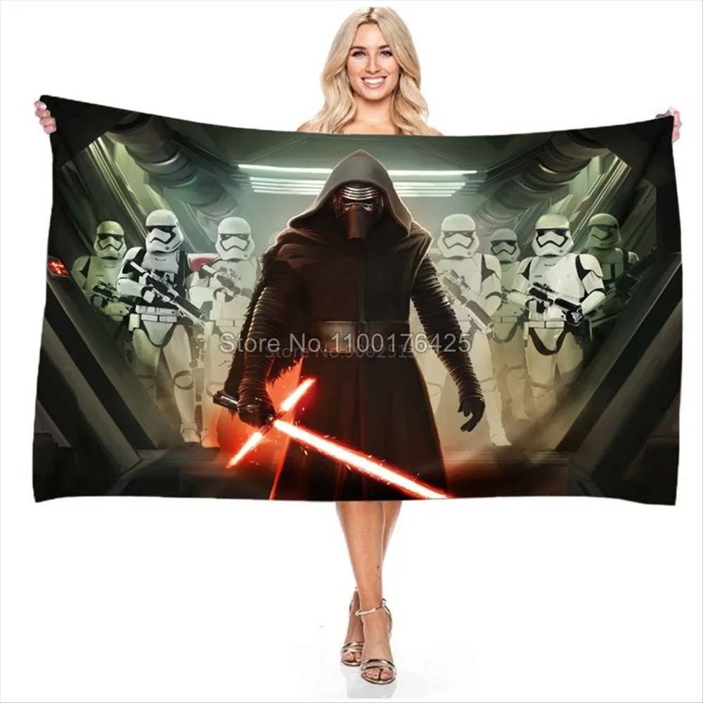 Hot Movies Master Yoda Personaggi Asciugamano Da Bagno 3D Stampa Digitale Assorbente Coperta Da Spiaggia In Microfibra