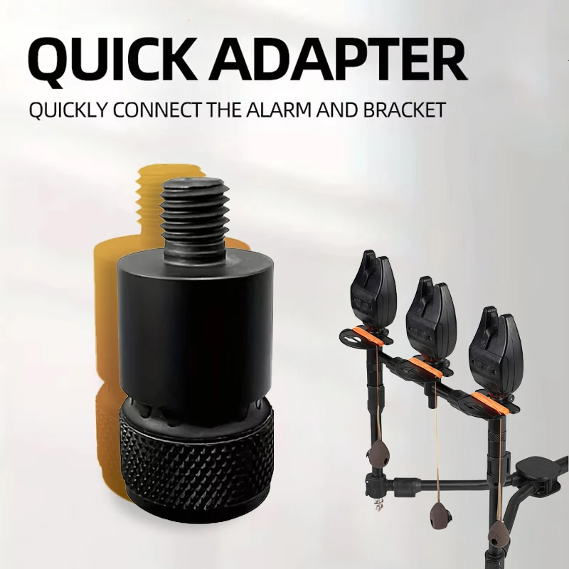 Adaptateur support canne à pêche à libération rapide avec aimant intégré pour alarme morsure - filetage M3/8