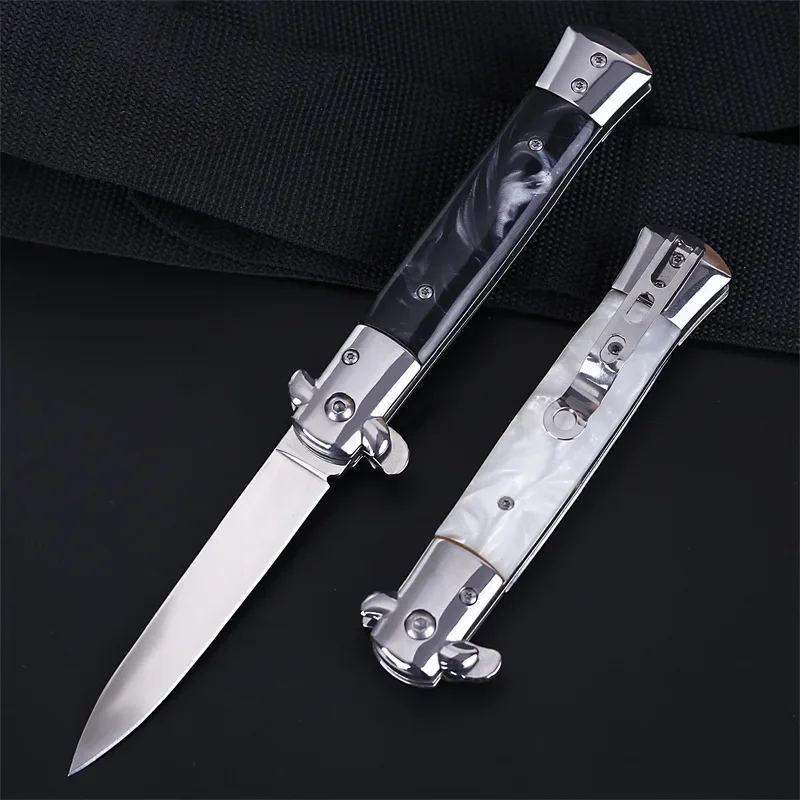 

9.35'' Knives 60HRC Steel 7Cr15 Blade Folding Blade Knife Pocket Knife Survival Camping Knives Tactical Knife Outdoor EDC Tools