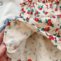 Ensemble de tenues d'été pour filles, vêtements décontractés pour enfants, jupe à bretelles fragmentées + short, vêtements pour bébés filles 5