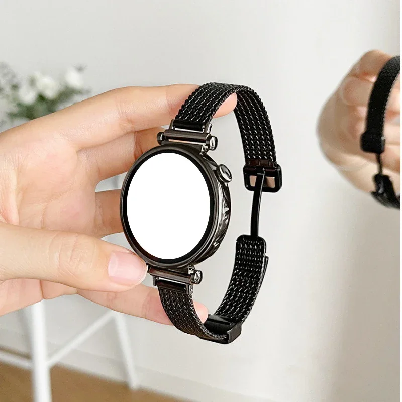 Women's Luxury 14mm Stainless Steel Metal Band
