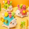 Fine Motor Training toys Puzzle Early education 1-3 years old boys girls baby hand-eye coordination Mosaic hedgehog 1