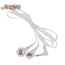 

JTZTF Electrode Lead Wires Jack Dc Head 3.5Mm Snap Replacement Tens Unit Cables 2-way