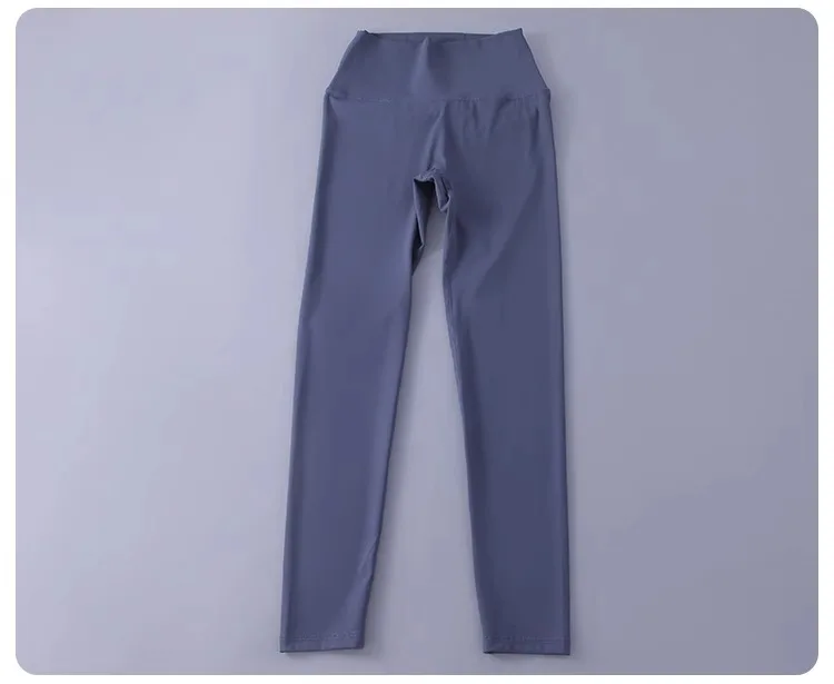 Nackte, eng anliegende Fitnesshose, Damen-Stretch-Sporthose, Leggings, Laufen, Übergröße, Frühlings- und Sommer-Yogahose – Detail 35