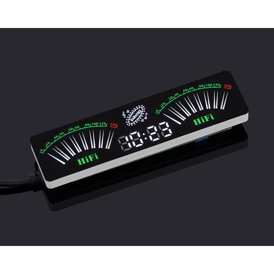 

Voice-activated Music Pointer LED Display with Adjustable Sensitivity Voice Controlled Music Spectrum