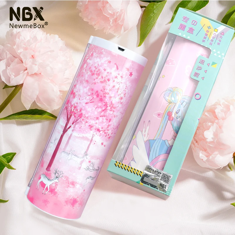 NBX Pencil Cases Password Cartoon Pattern Pen Holder Large Capacity Stationery Box Coded Lock Home Office School Storage Bag