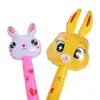with Sound Inflatable Animals Stick Jungle Safari Balloon Sticks Inflatable Hammer Sticks Blow Up Giraffe Elephant 1