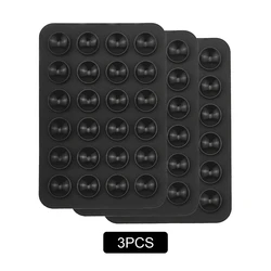 Silicone Suction Cup Phone Holder - Multifunctional Anti - Slip Wall Stand and Case Mount Stickers (Set of 3/6/12) (3PCS)