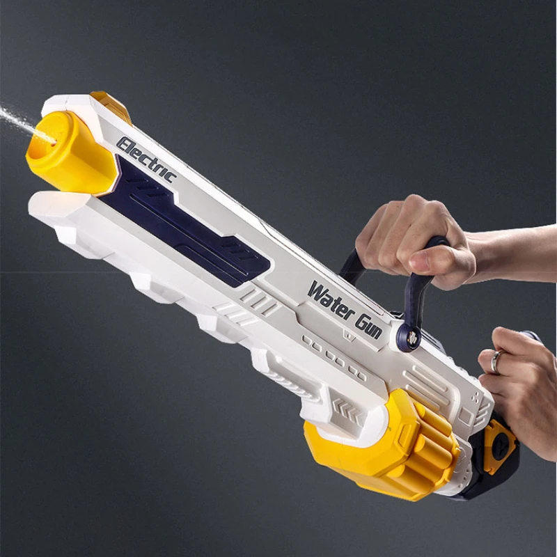 Large-capacity Gatling Water Gun Automatic Summer Beach Outdoor Water Fight  Electric Toy Water Gun Burst Water Gun Children Toys