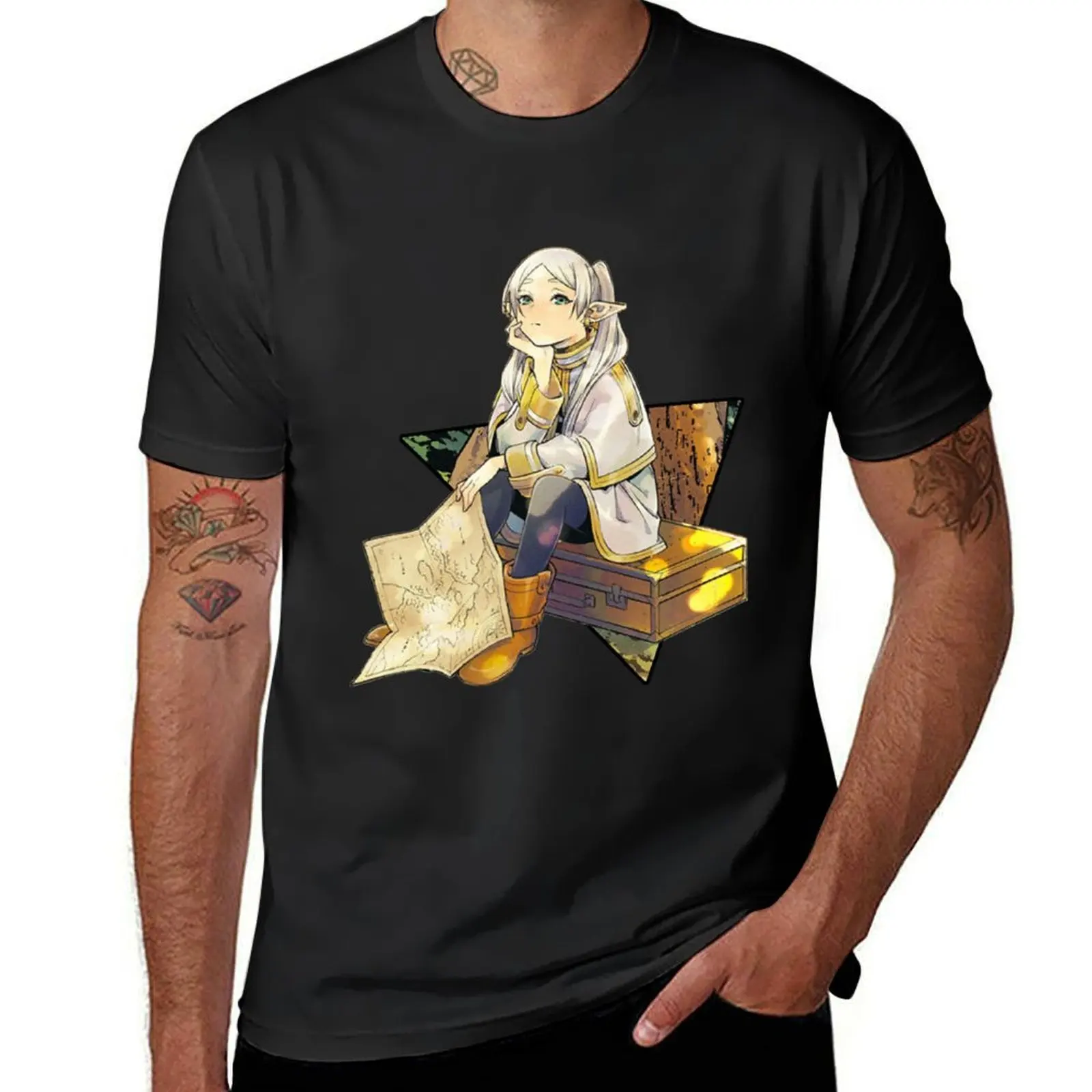 

Sousou no Frieren T-Shirt boys whites hippie clothes black t-shirts for men